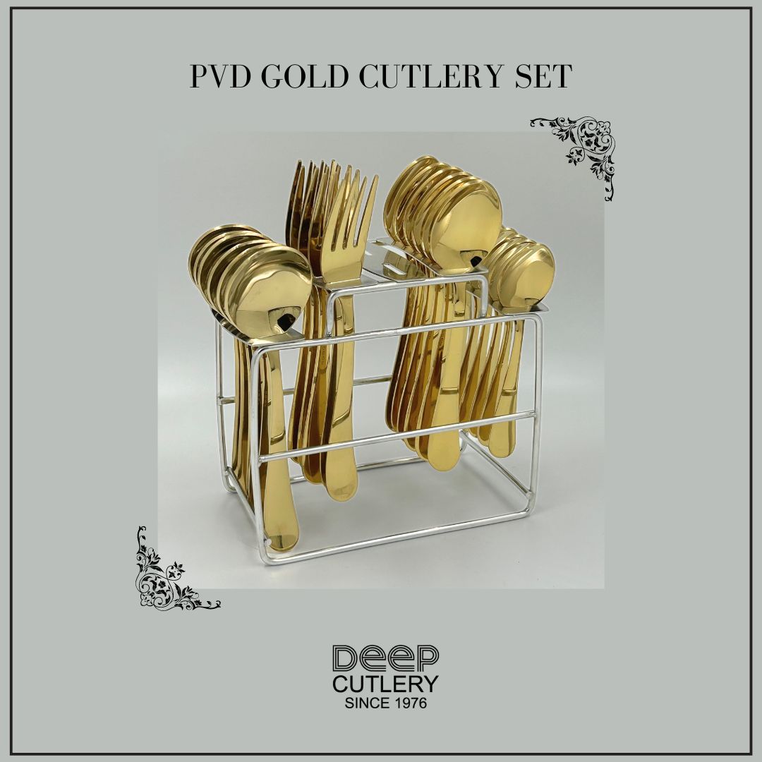 PVD Gold Stand Stainless Steel 14G